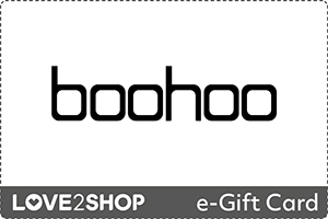 Boohoo e-Gift Card - available via Love2shop